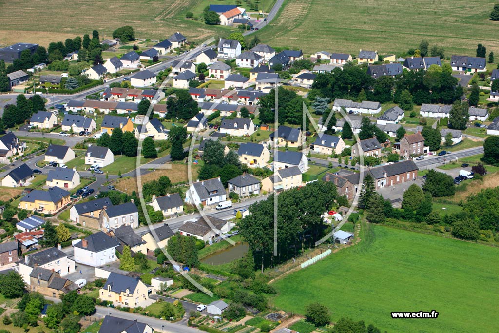 Photo arienne de Boisgervilly
