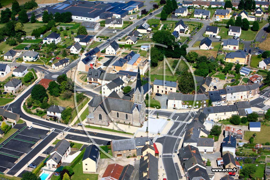 Photo arienne de Boisgervilly