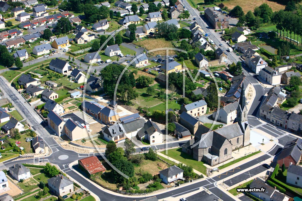 Photo arienne de Boisgervilly