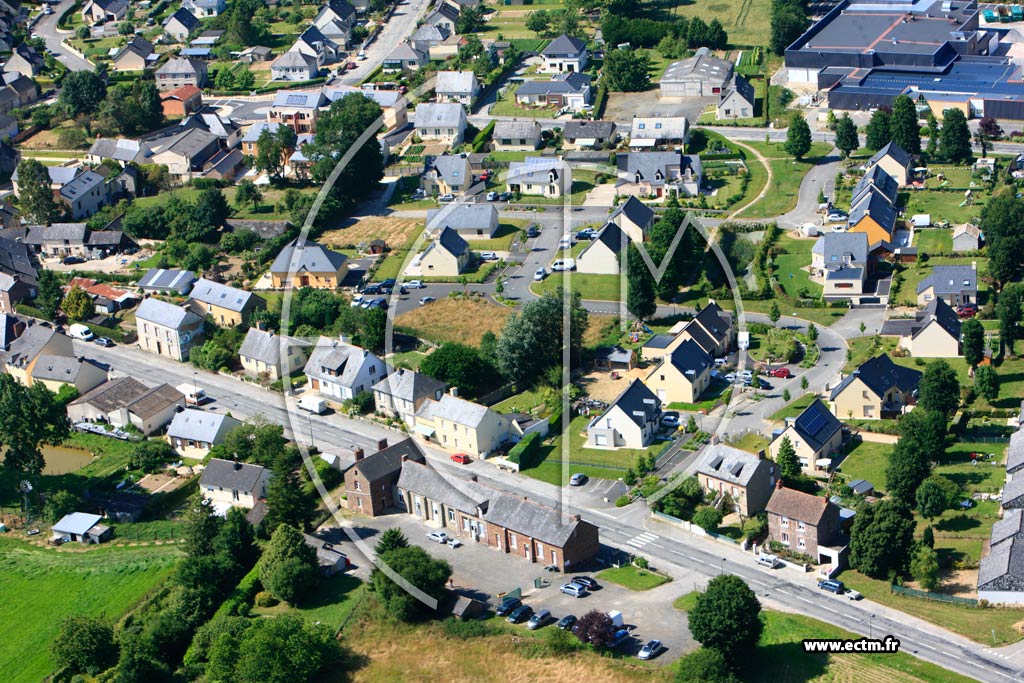 Photo arienne de Boisgervilly