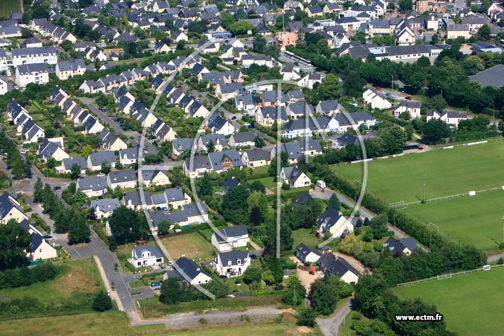Photo arienne de La Chapelle-des-Fougeretz