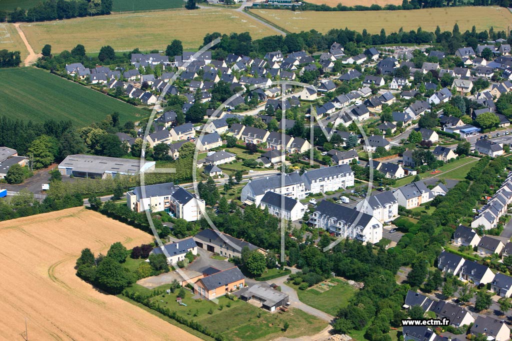 Photo arienne de La Chapelle-des-Fougeretz