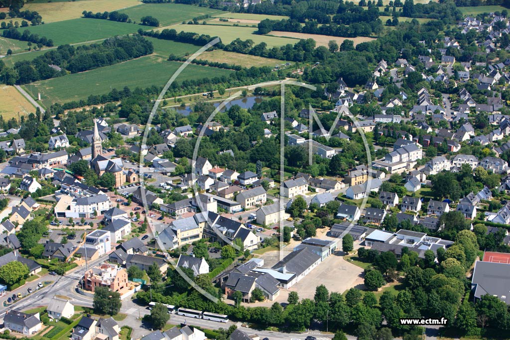 Photo arienne de La Chapelle-des-Fougeretz