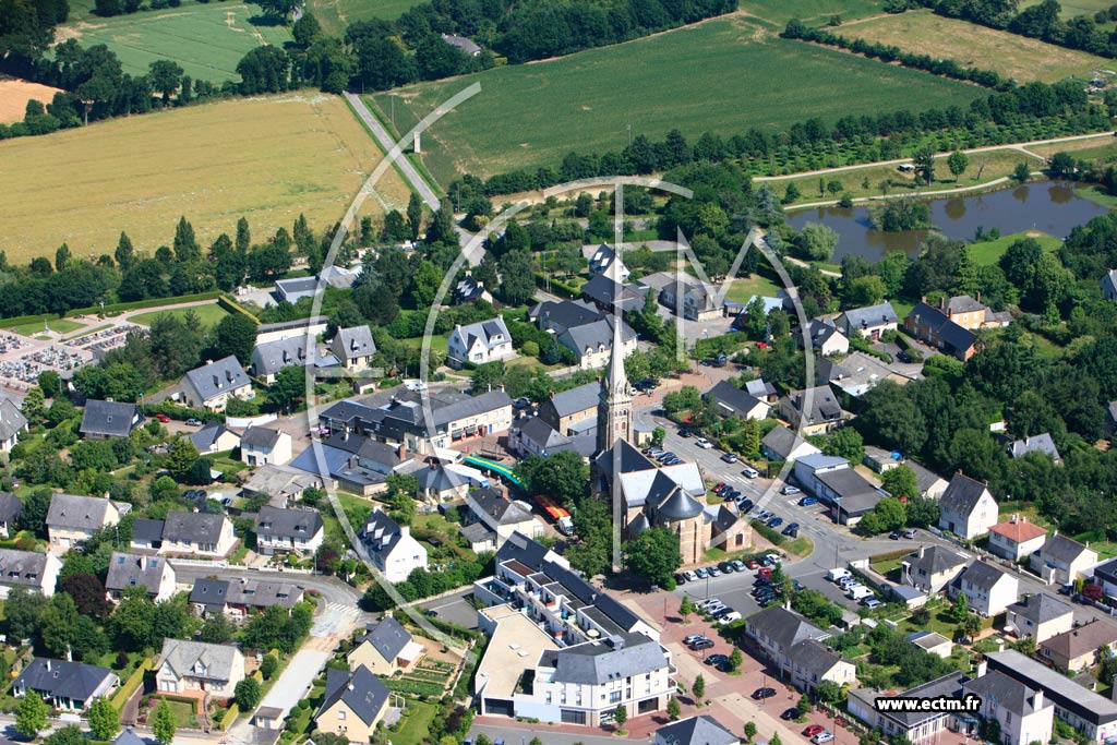 Photo arienne de La Chapelle-des-Fougeretz