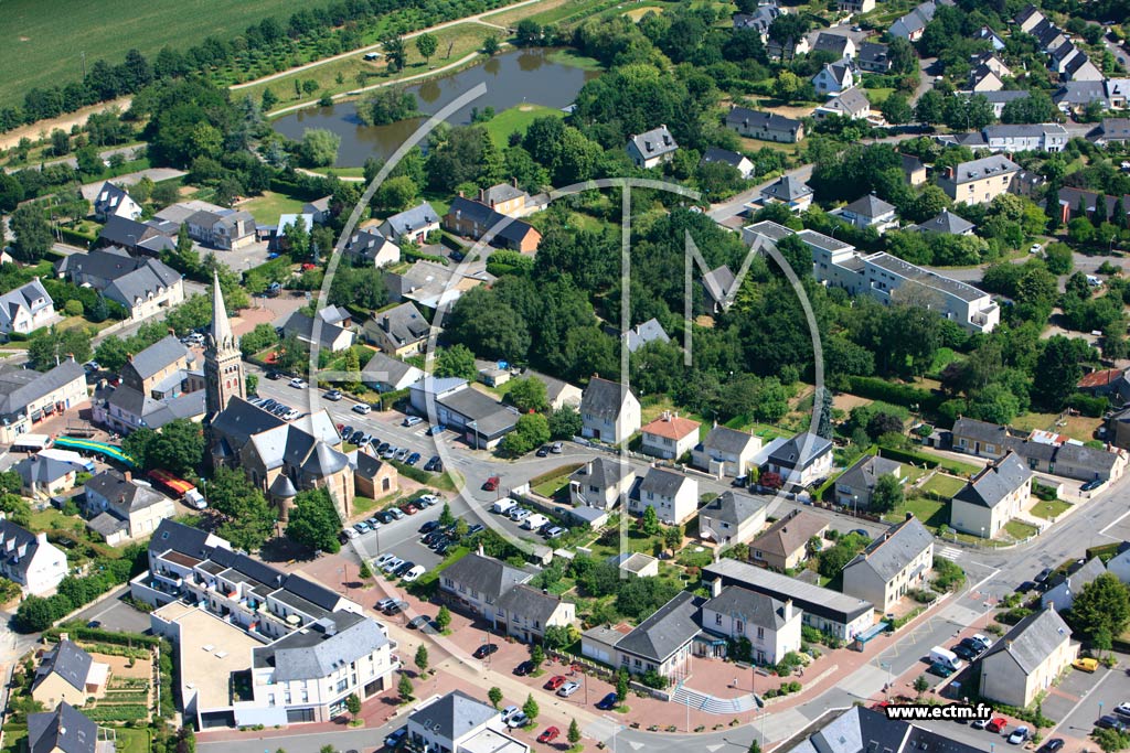 Photo arienne de La Chapelle-des-Fougeretz