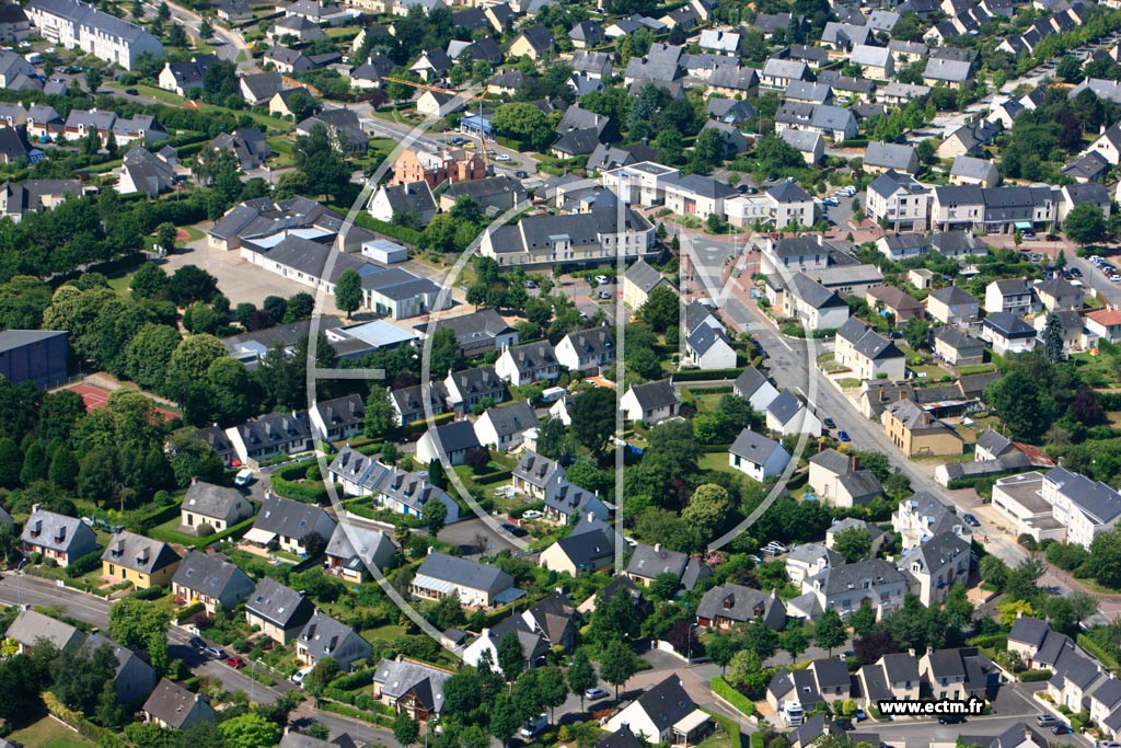 Photo arienne de La Chapelle-des-Fougeretz