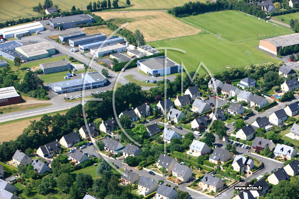 Photo arienne de La Chapelle-des-Fougeretz