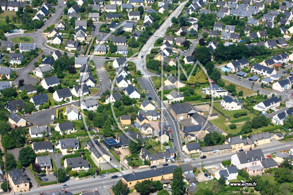 Photo arienne de La Chapelle-des-Fougeretz