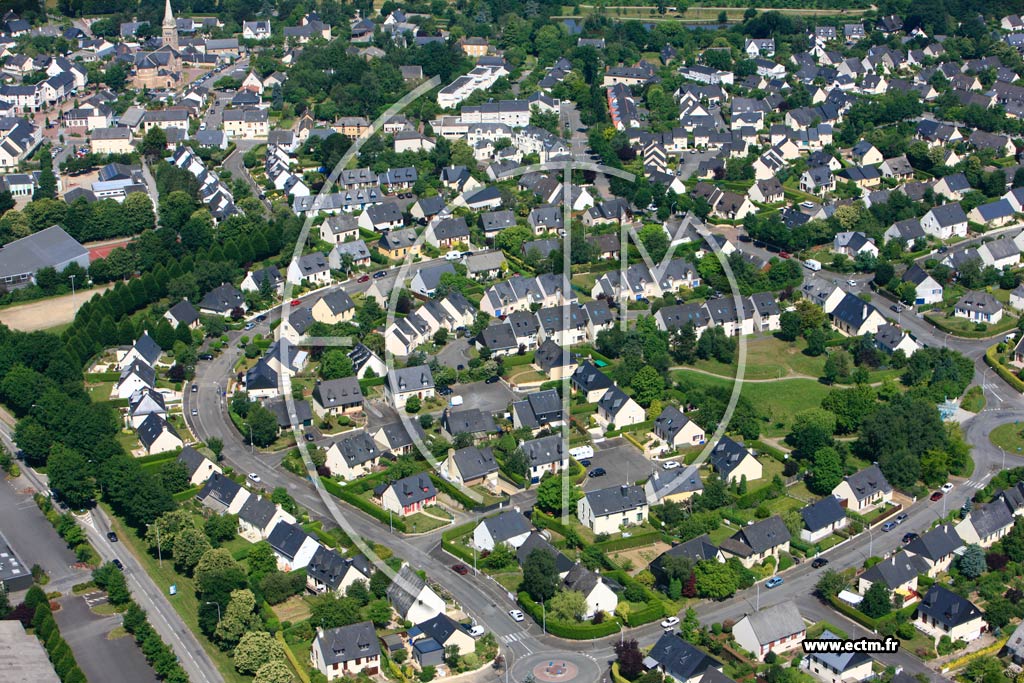 Photo arienne de La Chapelle-des-Fougeretz