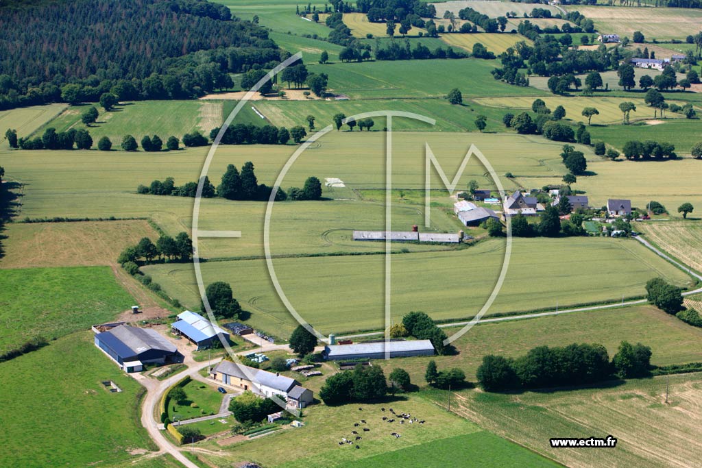 Photo arienne de La Chapelle-du-Lou (La Dicochais)