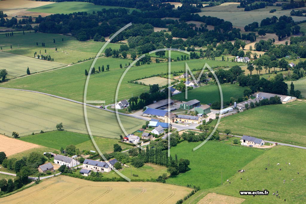 Photo arienne de La Chapelle-Thouarault (La Bergerie)