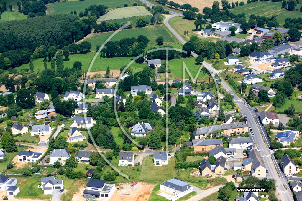 Photo arienne de La Mzire (Montgerval)