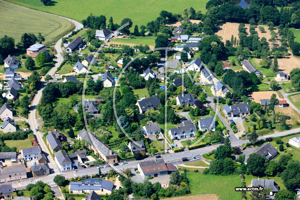 Photo arienne de La Mzire (Montgerval)