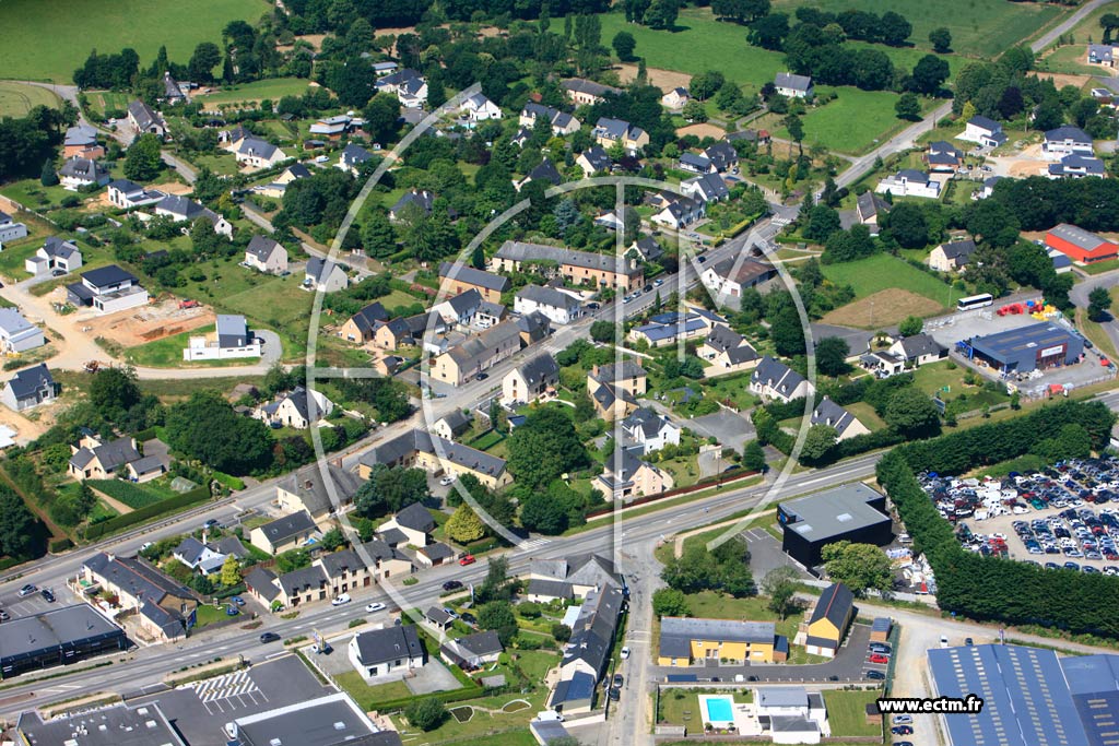 Photo arienne de La Mzire (Montgerval)