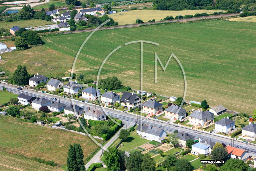 Photo arienne de Montauban de Bretagne (Le Pr Lambert)