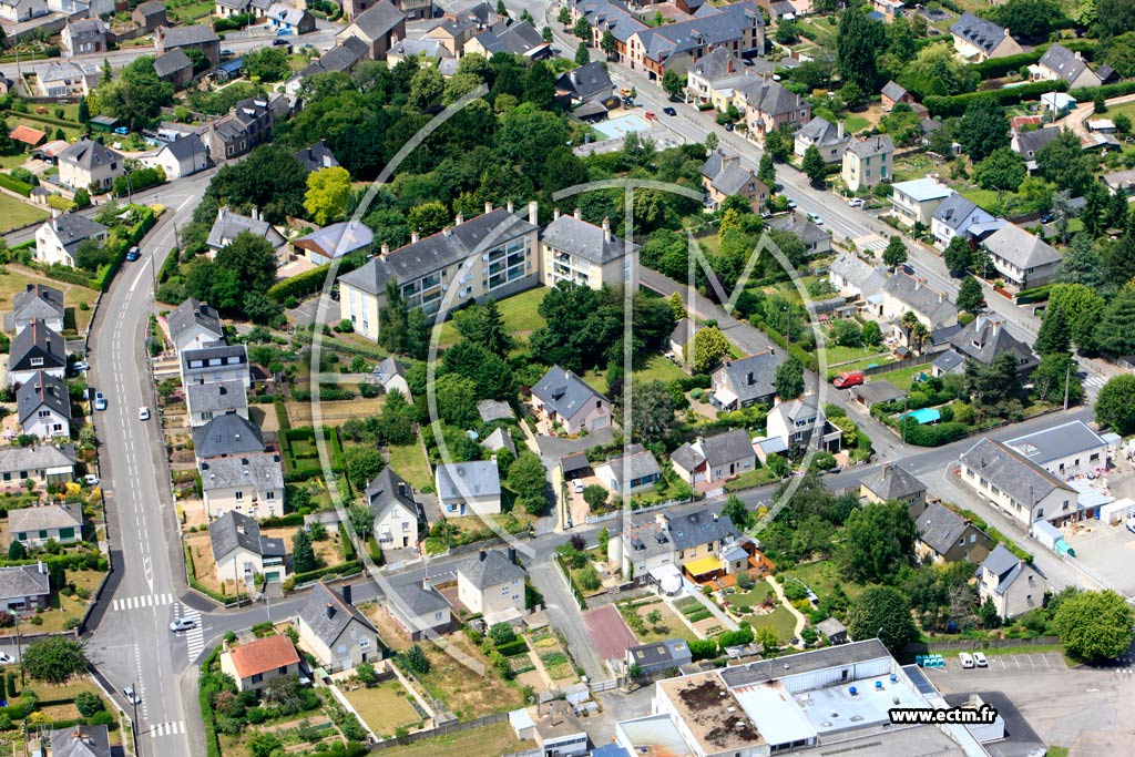 Photo arienne de Montfort sur Meu