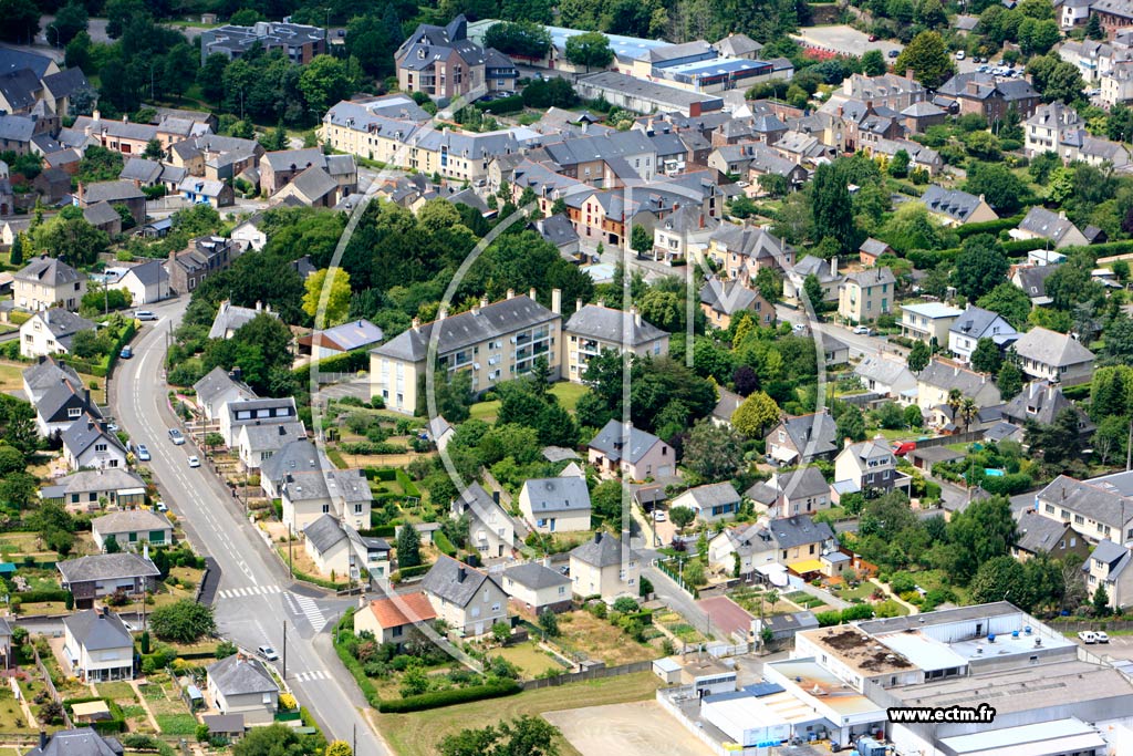 Photo arienne de Montfort sur Meu