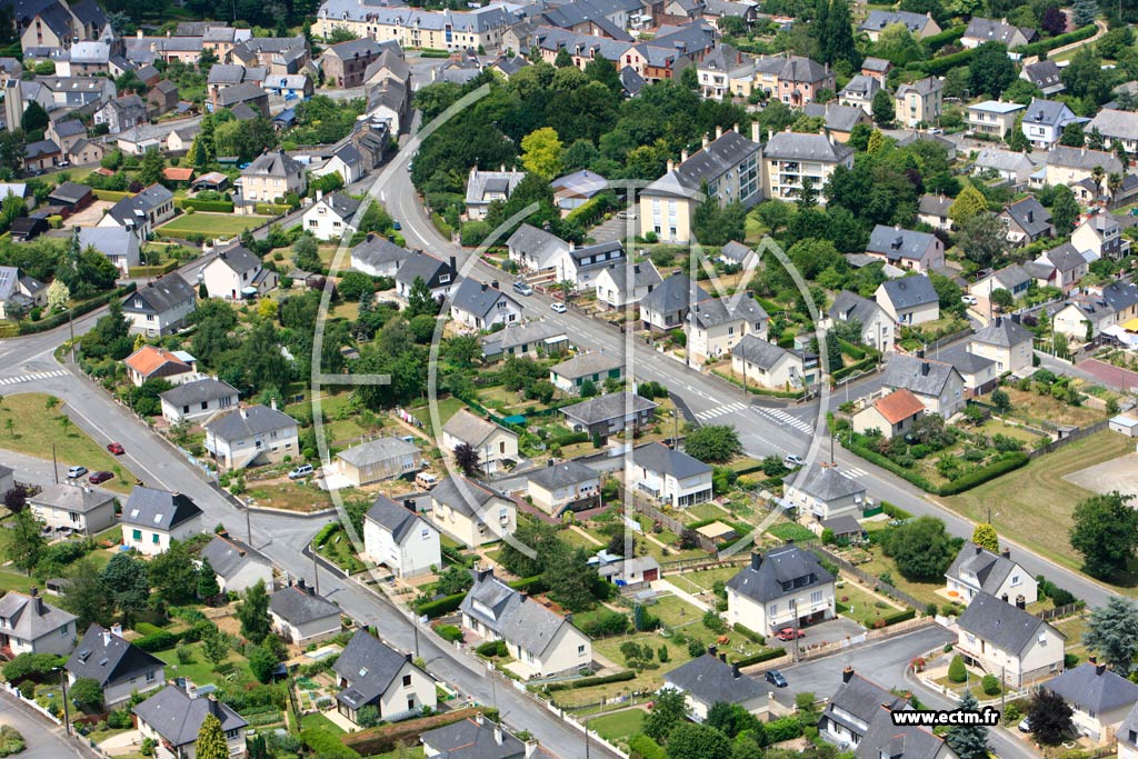Photo arienne de Montfort sur Meu