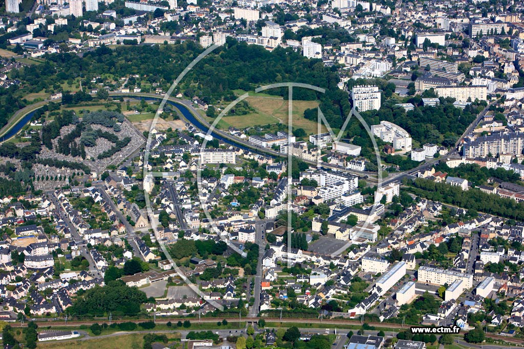 Photo arienne de Rennes (Jean Oge)