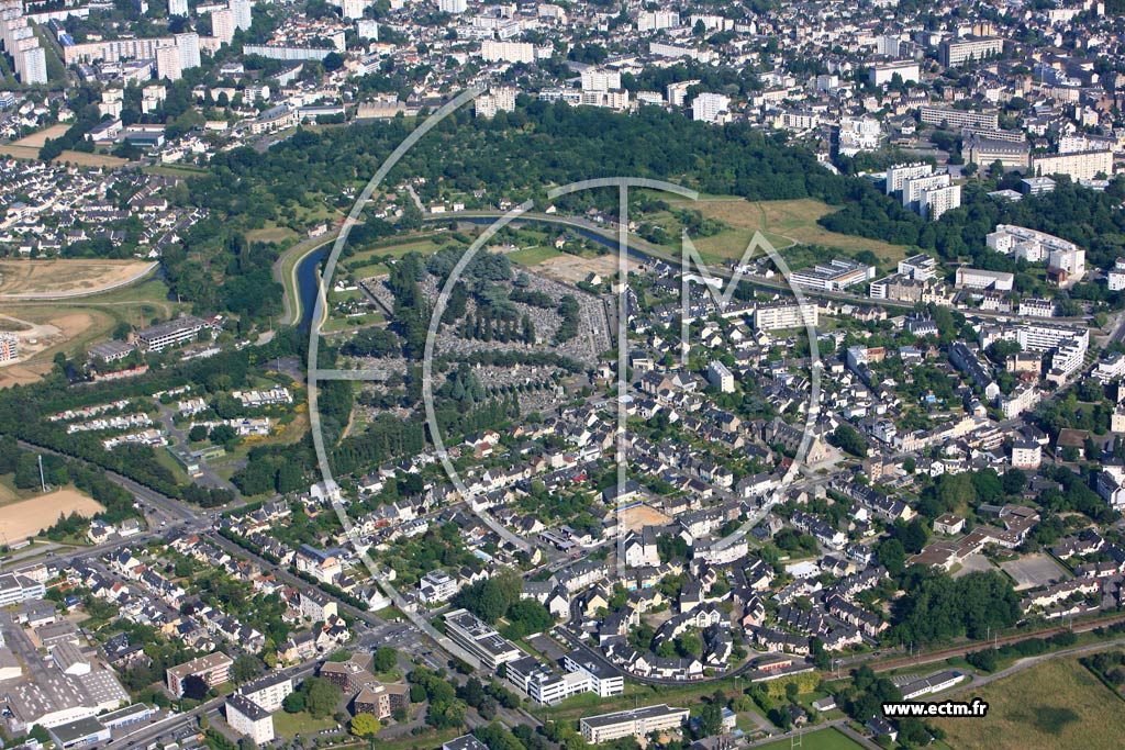 Photo arienne de Rennes (Jean Oge)