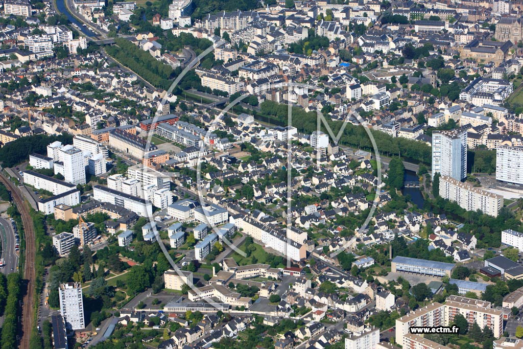 Photo arienne de Rennes (La Touche)