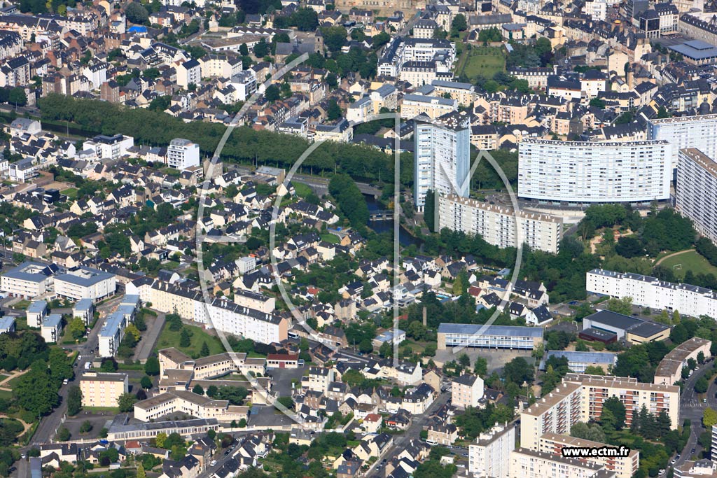 Photo arienne de Rennes (La Touche)