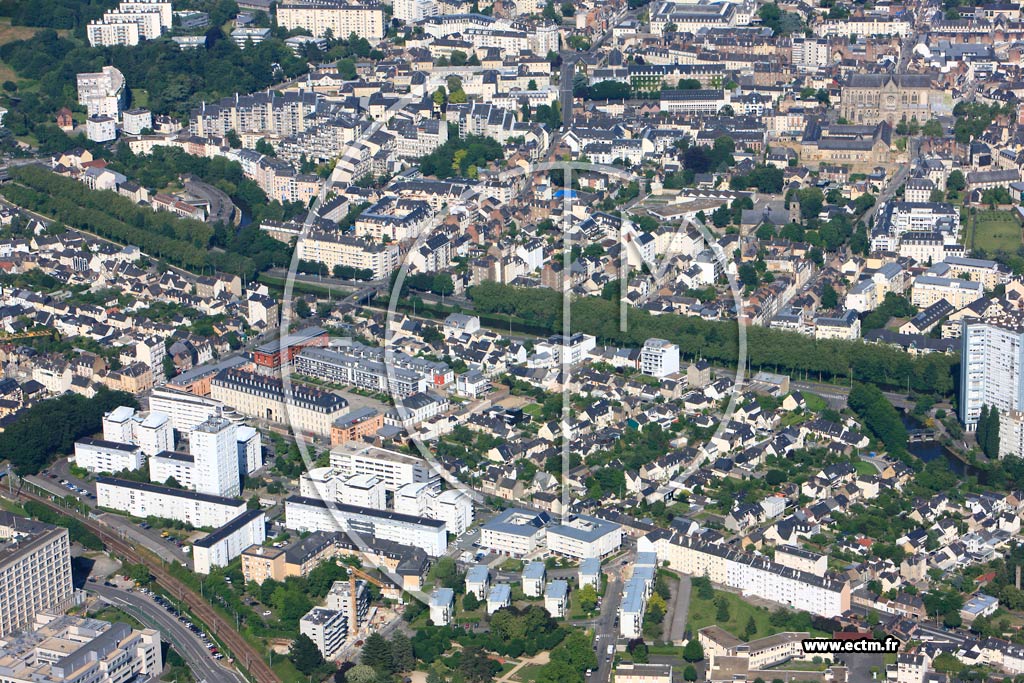 Photo arienne de Rennes (La Touche)