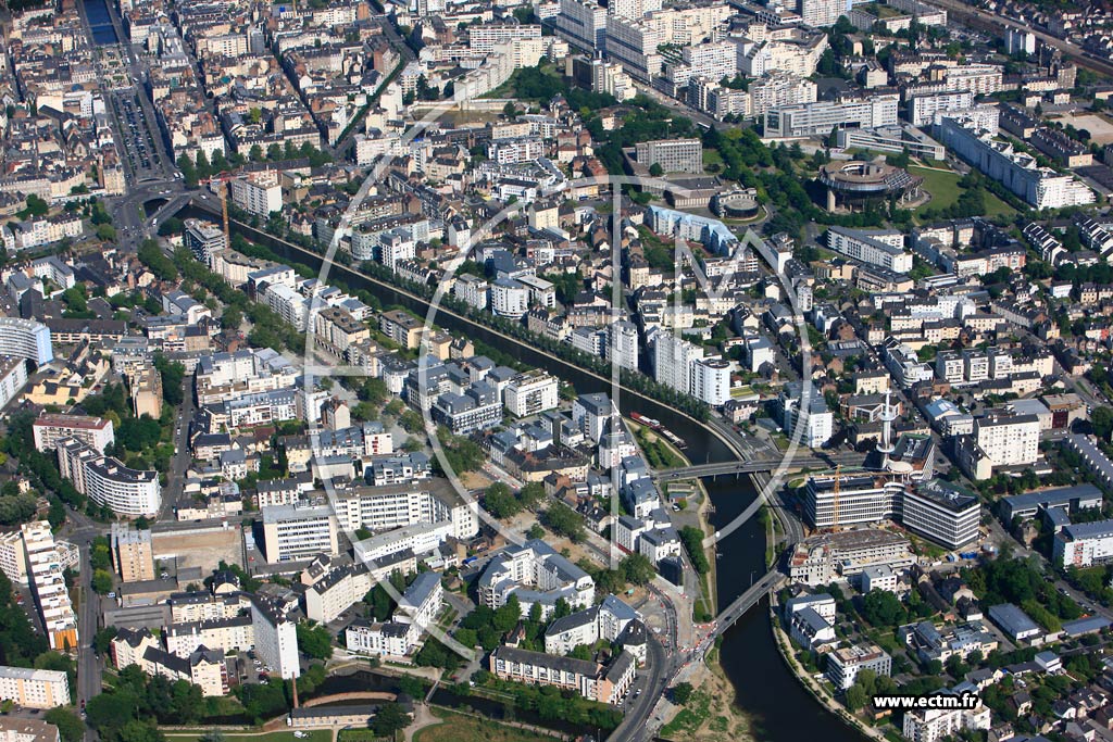 Photo arienne de Rennes (Mail)