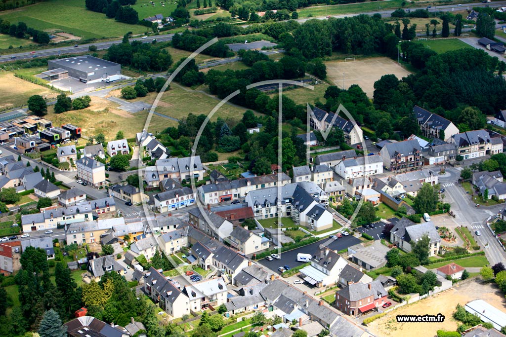 Photo arienne de Saint-Gilles