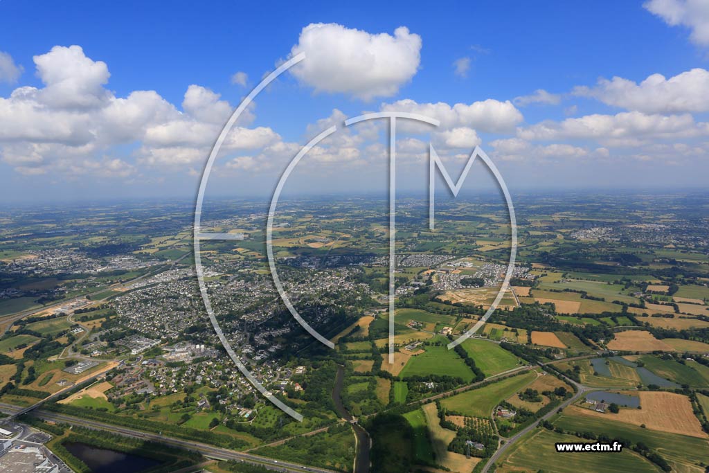 Photo arienne de Saint-Grgoire