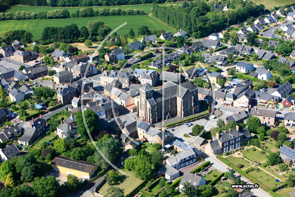 Photo arienne de Talensac