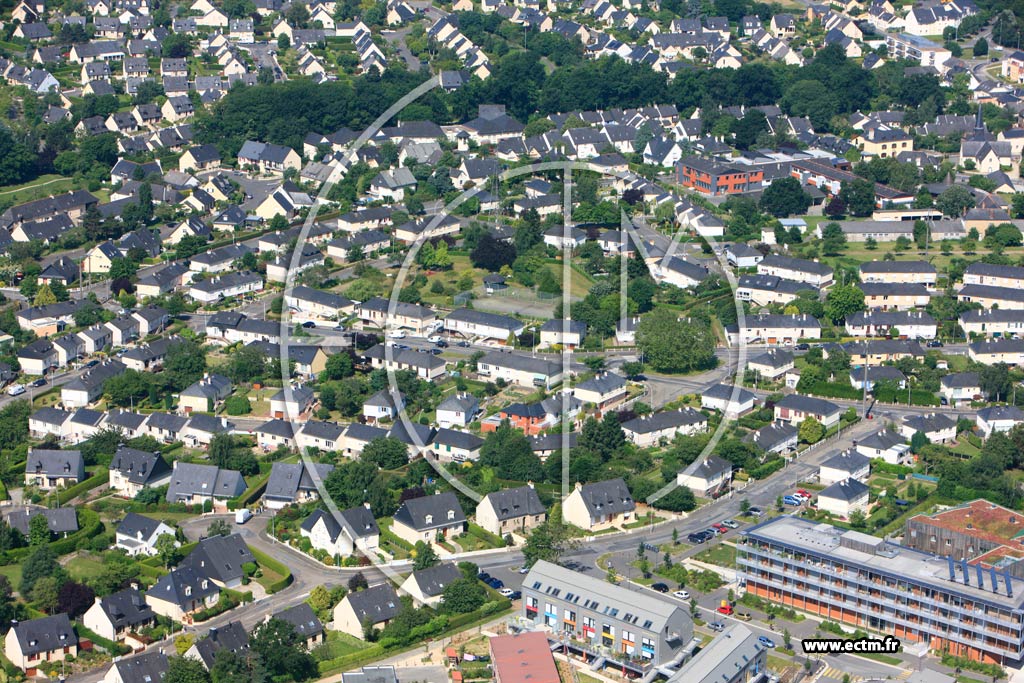 Photo arienne de Vezin-le-Coquet