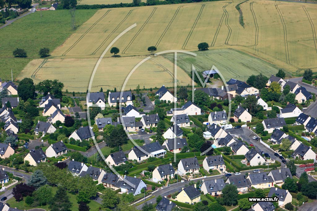 Photo arienne de Vezin-le-Coquet
