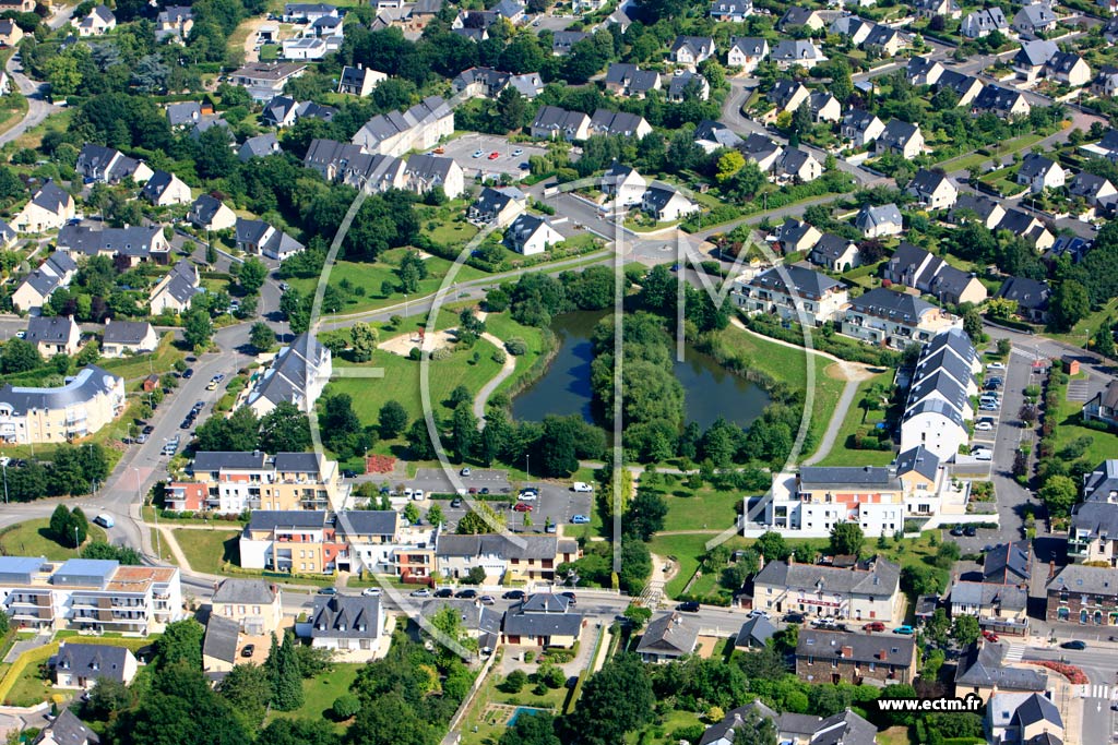 Photo arienne de Vezin-le-Coquet