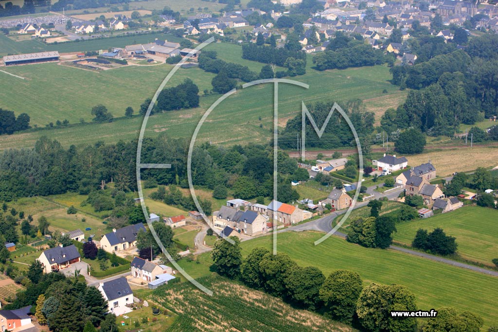 Photo arienne de Baguer-Morvan