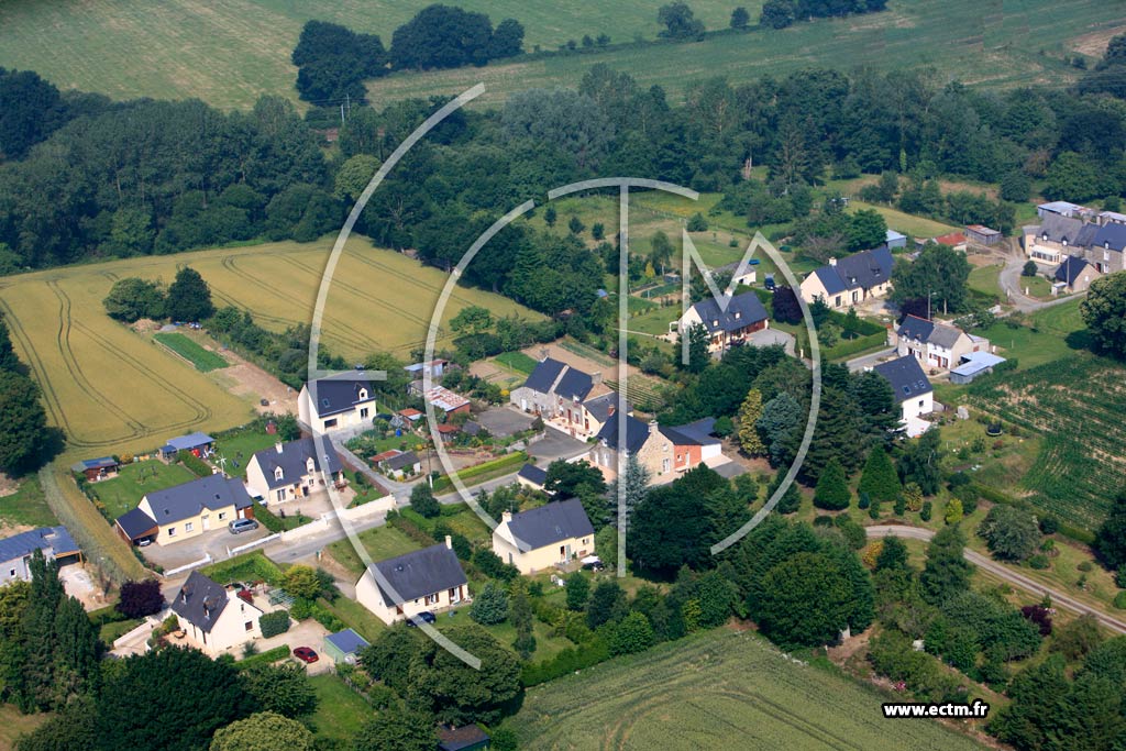 Photo arienne de Baguer-Morvan
