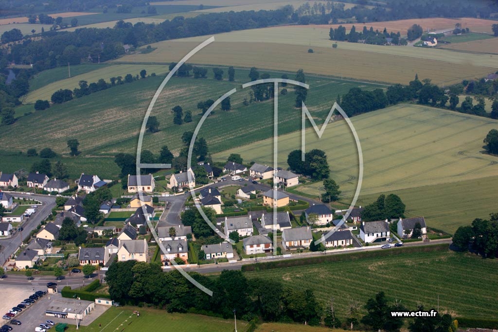 Photo arienne de Baguer-Morvan