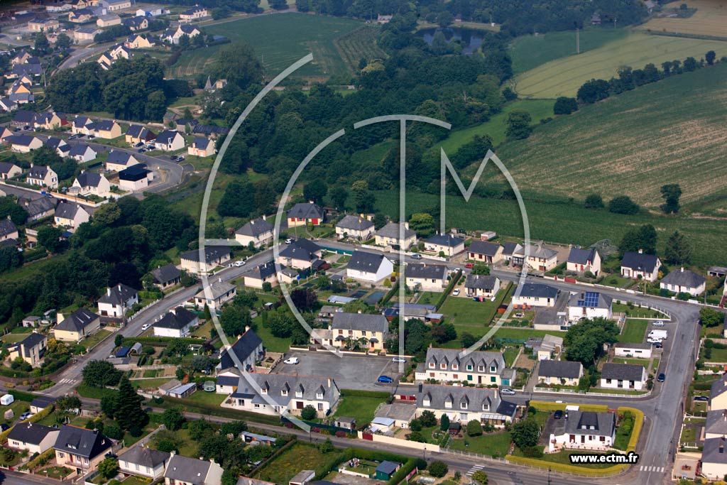 Photo arienne de Baguer-Morvan