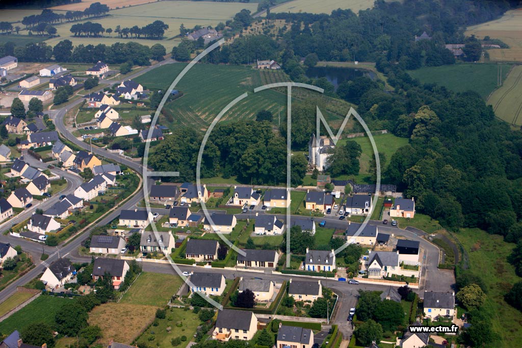 Photo arienne de Baguer-Morvan