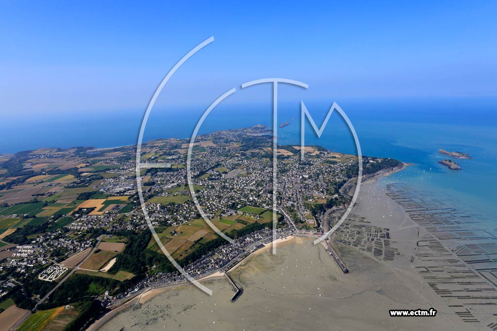 Photo arienne de Cancale
