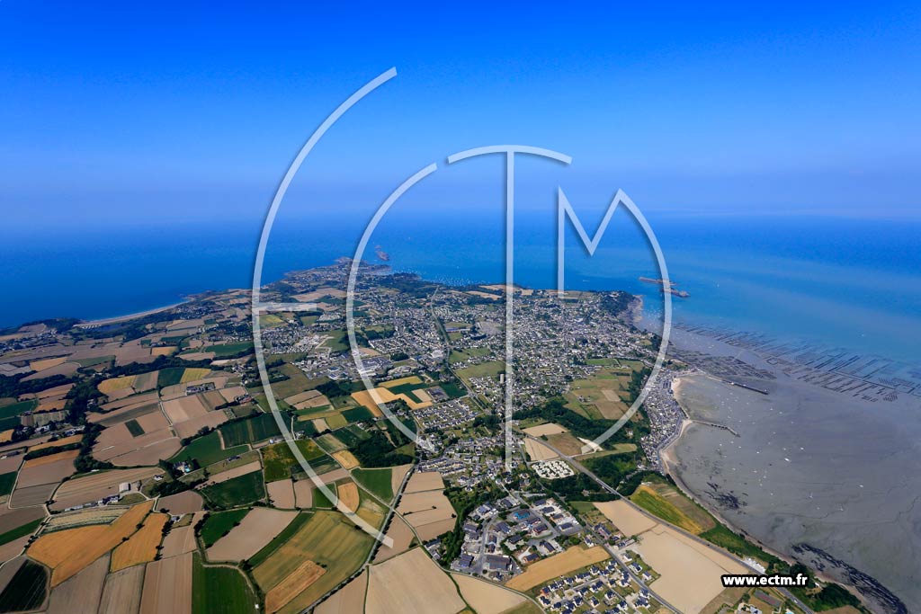 Photo arienne de Cancale