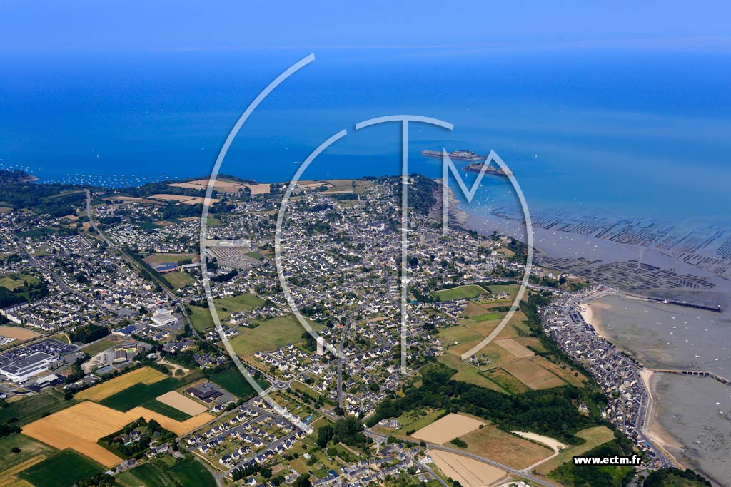 Photo arienne de Cancale