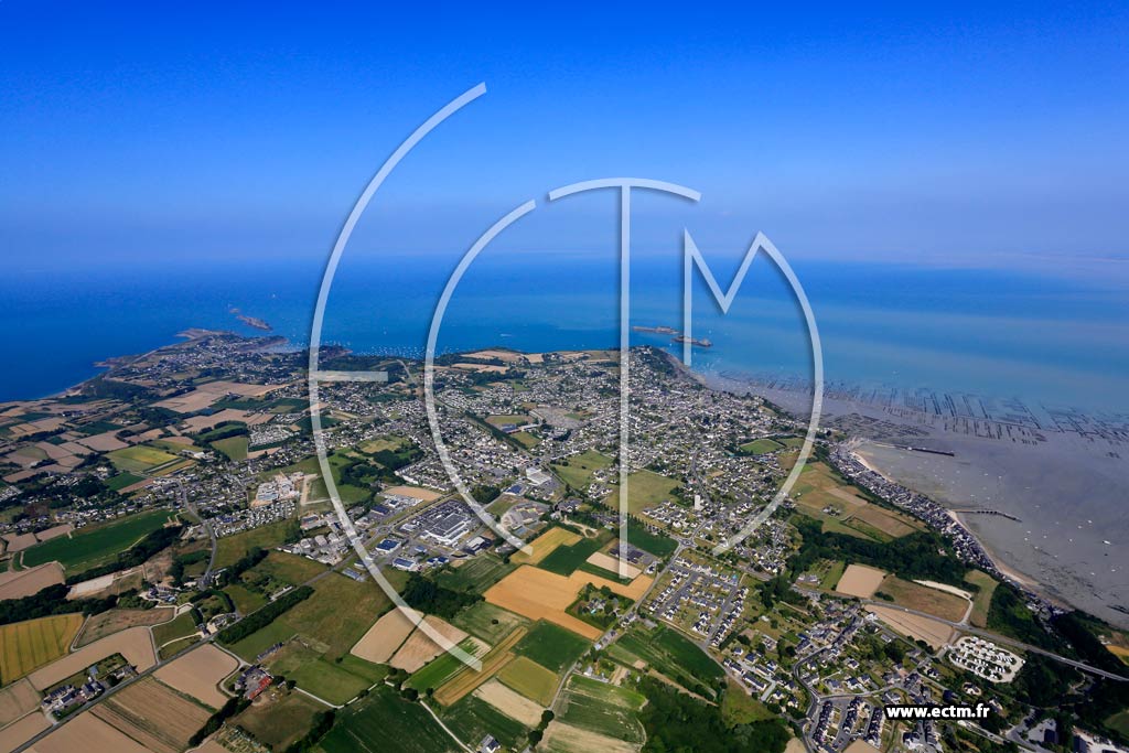Photo arienne de Cancale