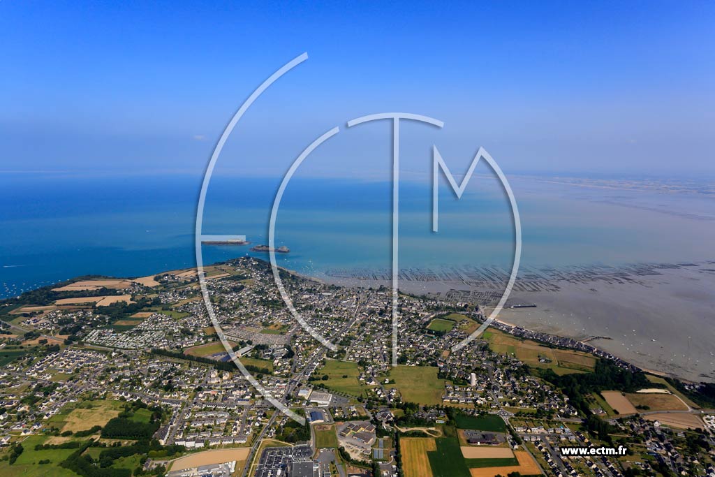 Photo arienne de Cancale