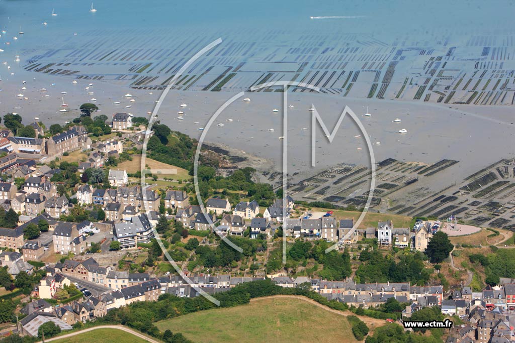 Photo arienne de Cancale