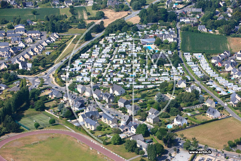 Photo arienne de Cancale