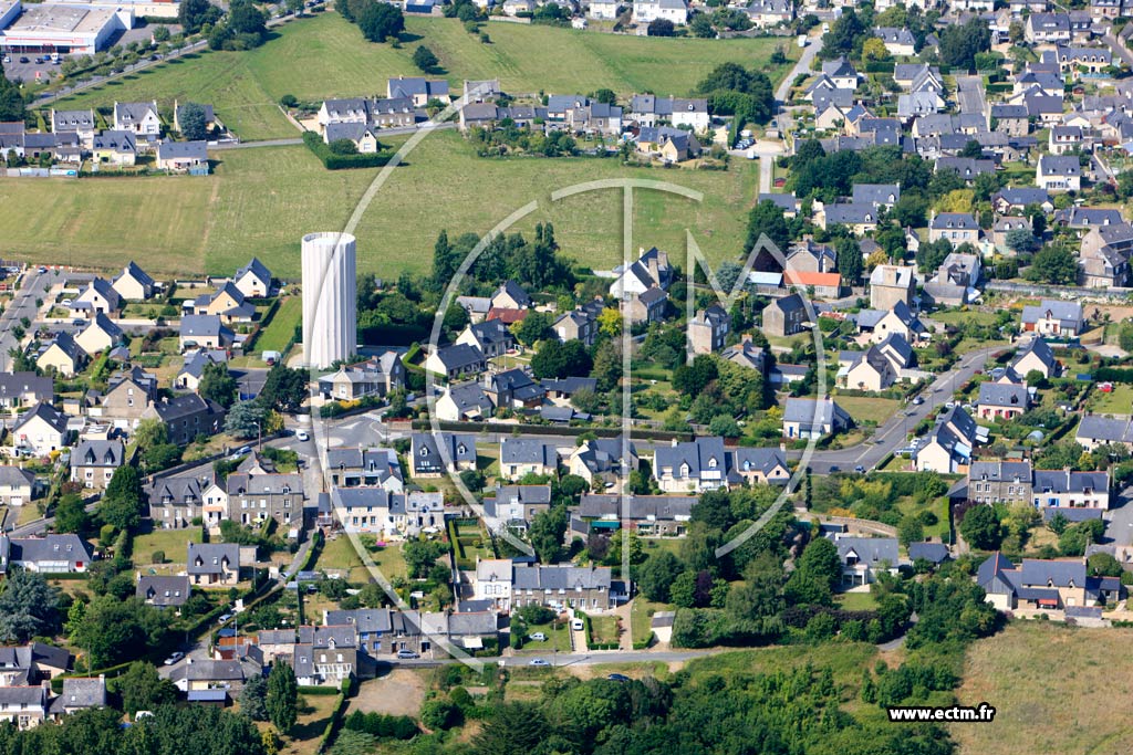 Photo arienne de Cancale (La ville Garnier)
