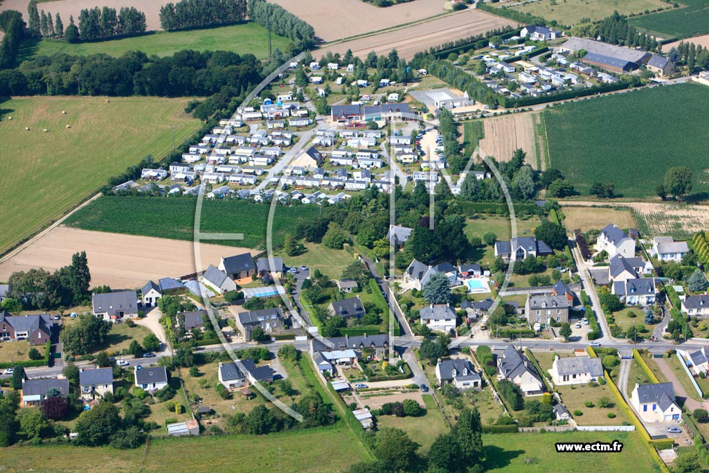 Photo arienne de Cancale (La ville Gueurie)
