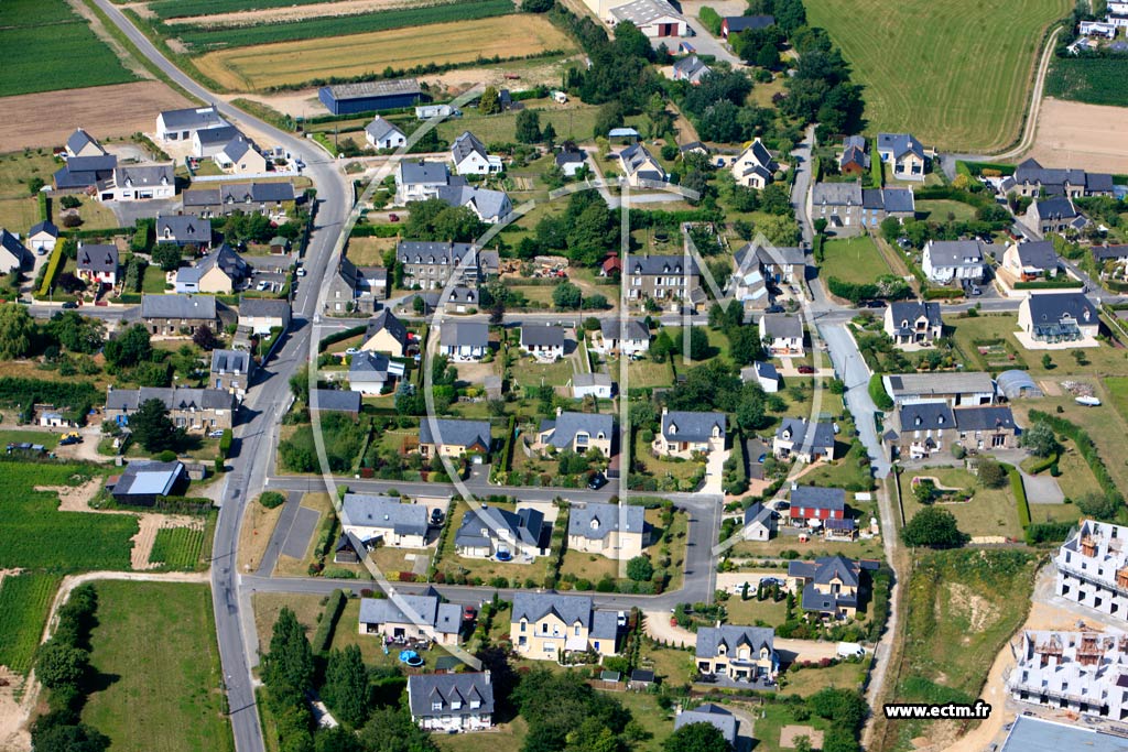 Photo arienne de Cancale (La ville Gueurie)