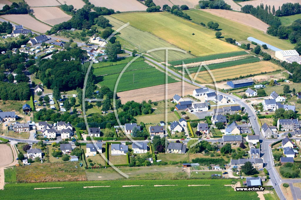 Photo arienne de Cancale (La ville Gueurie)